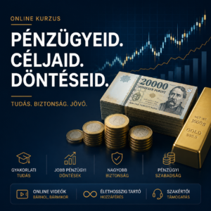 Átfogó online pénzügyi kurzus – 10 óra a tudatosabb pénzügyekért